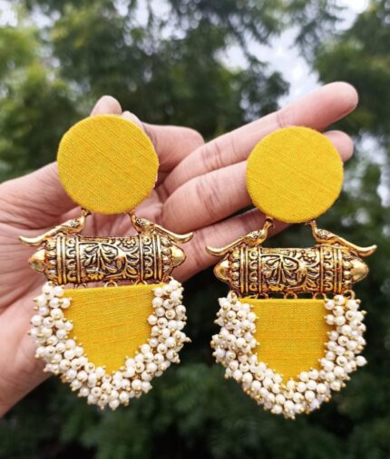 Tiendaa's Premium Quality Handcrafted Fabric Earrings