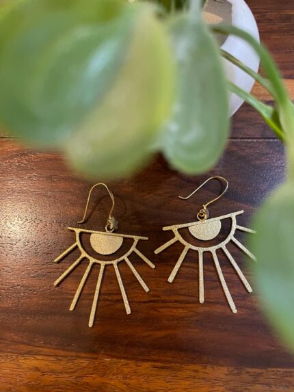 Tiendaa Premium Quality Handcrafted Designer Brass Earrings